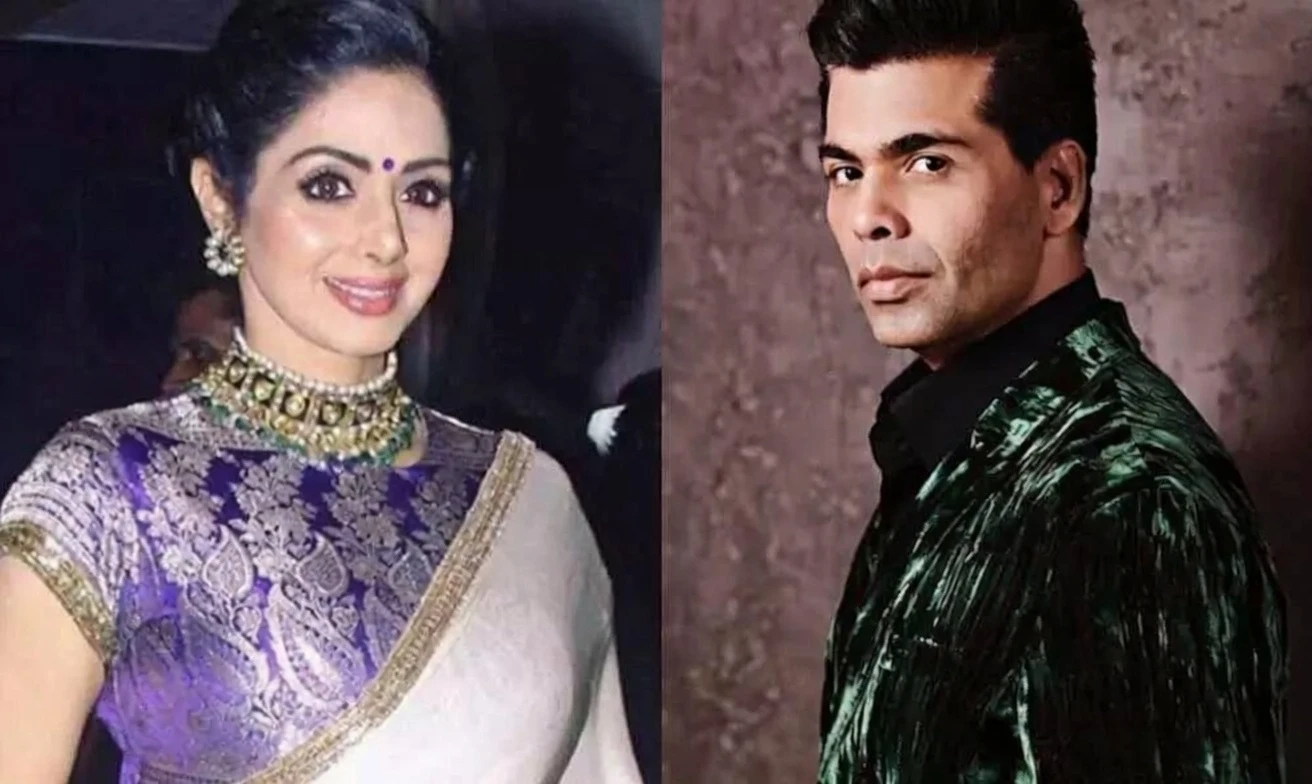 karan johar and sridevi